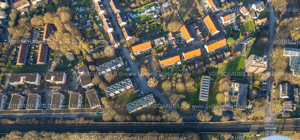 Hamm241200189 | Luftbild, Siedlung Wiescherhöfen ist eine Bergarbeitersiedlung und Zechensiedlung an der Robertstraße, Stadtbezirk Pelkum, Hamm, Ruhrgebiet, Nordrhein-Westfalen, Deutschland