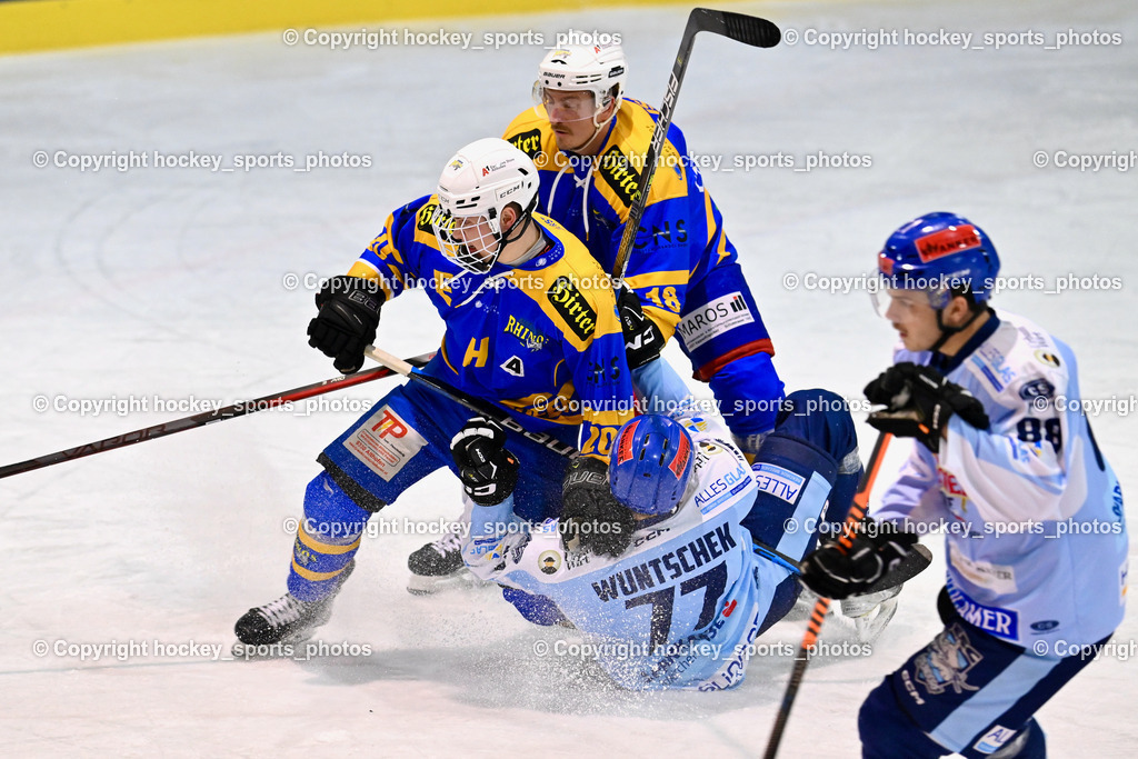 ESC Steindorf vs. EHC Althofen 4.11.2023 | #20 Kogler Benjamin, #77 Wuntschek Manuel, Flugeinlage, #18 Isopp Maximilian