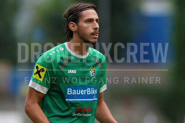 Friendly Match: SC Weiz vs TSV Hartberg in Weiz | Weiz, AUSTRIA, 01.JUL.26 - SOCCER - ADMIRAL Bundesliga, SC Weiz vs TSV Hartberg, test match. The image shows Martin Tolic (SC Weiz).