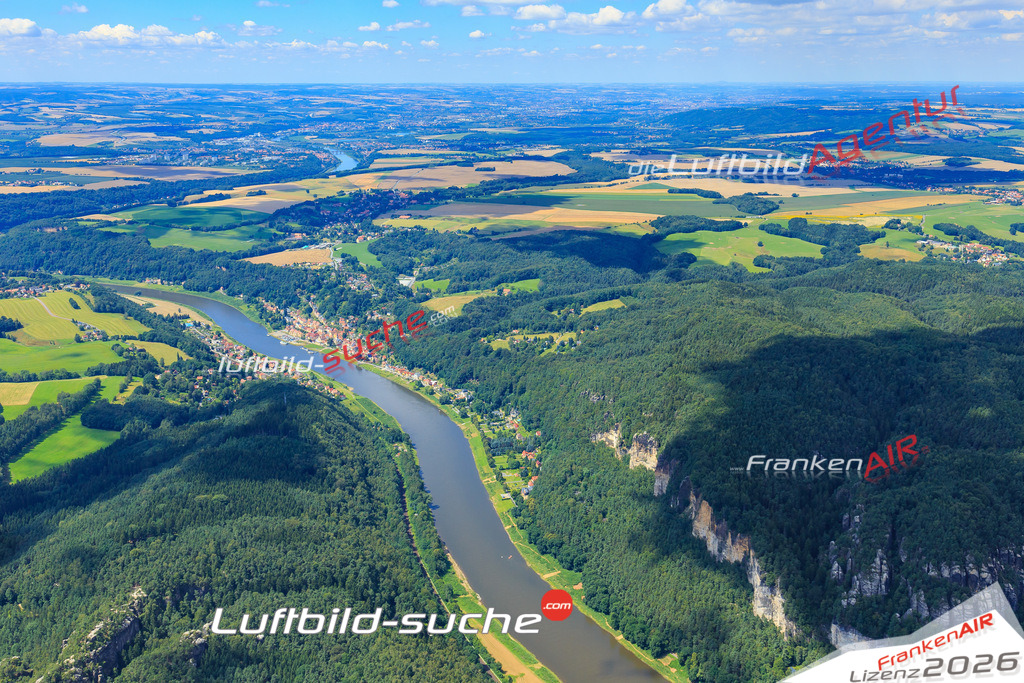 Luftbild von  Stadt-wehlen - Luftaufnahme wurde 2016 von https://frankenair.de mittels Flugzeug (keine Drohne) erstellt - die Geschenkidee