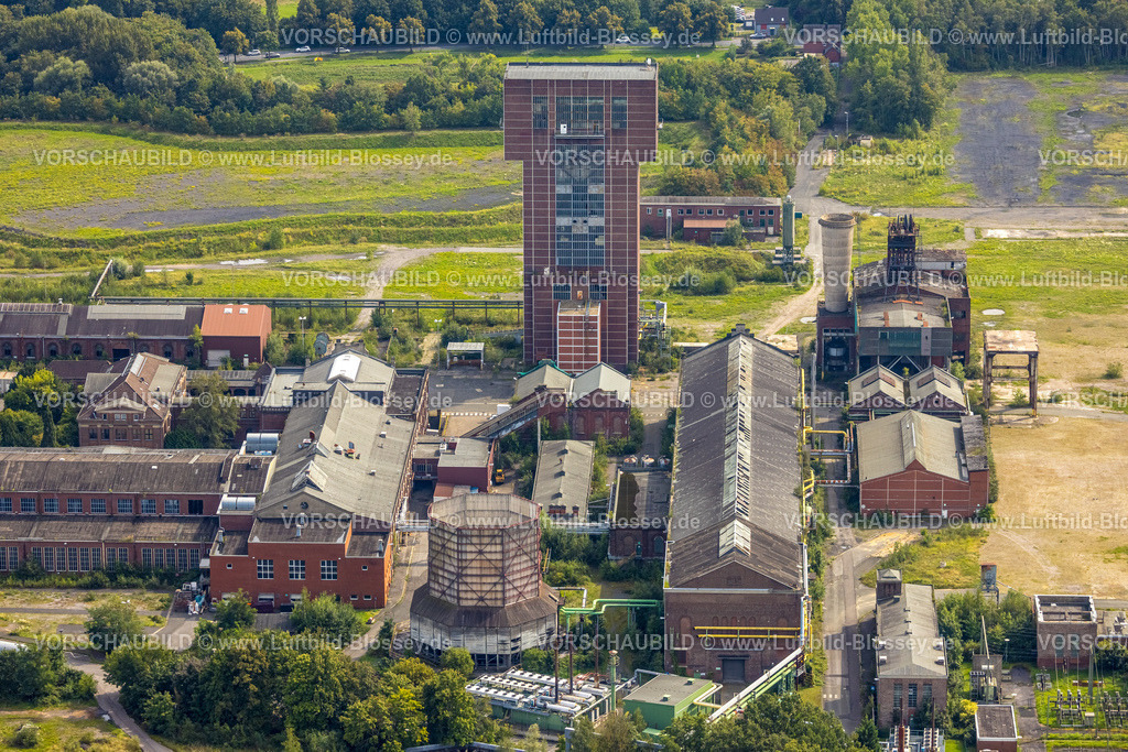 Hamm230902365 | Luftbild, Hammerkopfturm der ehemaligen Zeche Bergwerk Ost Heinrich Robert, Stadtbezirk Herringen, Hamm, Ruhrgebiet, Nordrhein-Westfalen, Deutschland