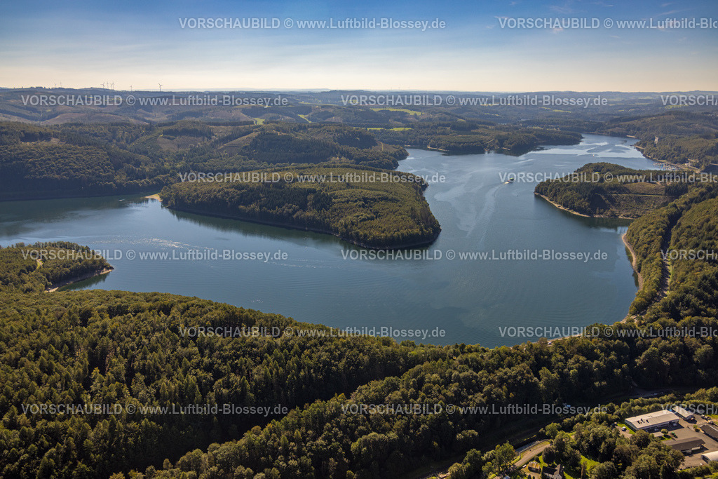 Attendorn230909133 | Luftbild, Biggetalsperre, Gilberginsel, Neu-Listernohl, Attendorn, Sauerland, Nordrhein-Westfalen, Deutschland