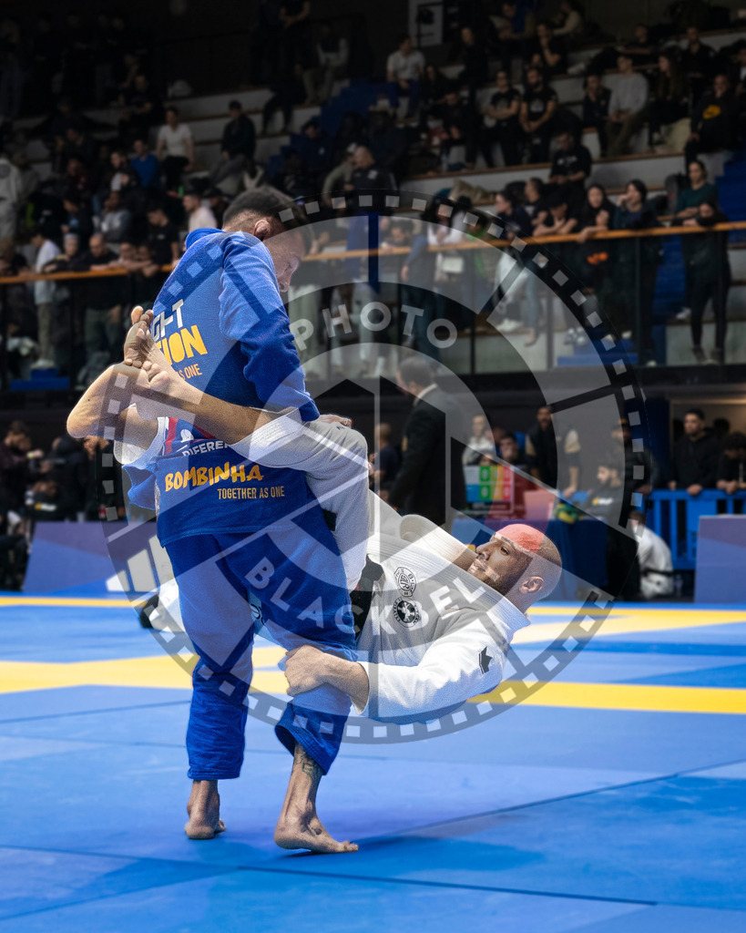 20240123PBB03409 | Fighters compete during the second day of the IBJJF European Championship in Paris, France, on January 23, 2024.