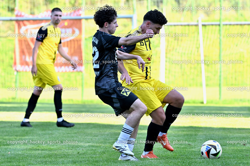 SV Arnoldstein vs. URC Thal Assling | #22 Samuel Stephan Schönegger Thal Assling, #15 Dardan Kameraj SV Arnoldstein, SV Arnoldstein vs. URC Thal Assling, SV Arnoldstein vs. URC Thal Assling am 09.08.2025 in Arnoldstein (Waldparkstadion Arnoldstein), Austria, (Photo by Bernd Stefan)