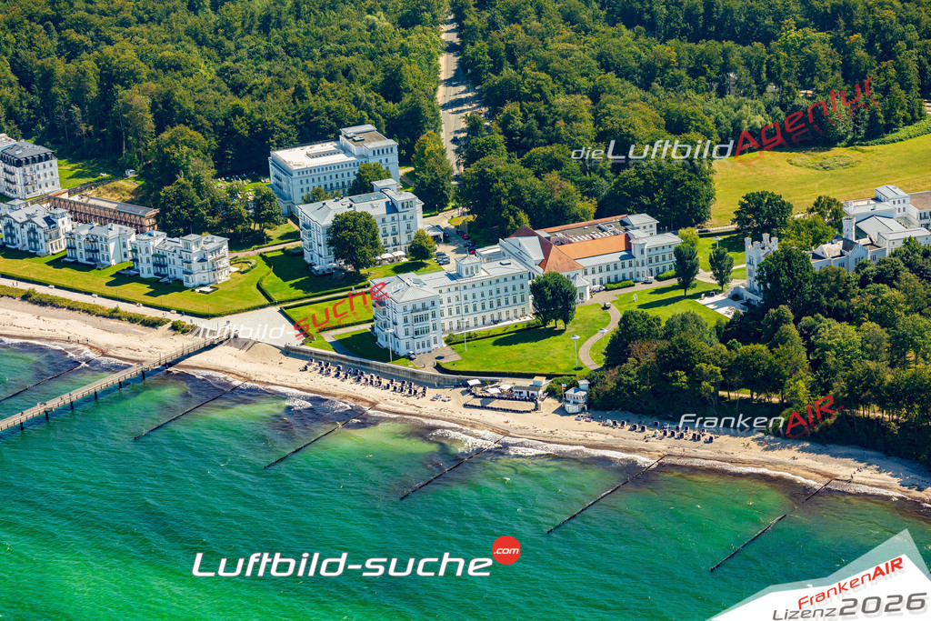 Schöne Luftaufnahme als Geschenk in Heiligendamm Bad Doberan - Die Luftbildaufnahme wurde 2025 vom UL-Flugzeug heraus erstellt ( keine Drohne ) - Hochauflösende Luftaufnahme -Nicht vergleichbar mit Google Maps oder Satelittenbilder- Die Geschenkidee !Mit Lizenz und Bildrechte bestellbar