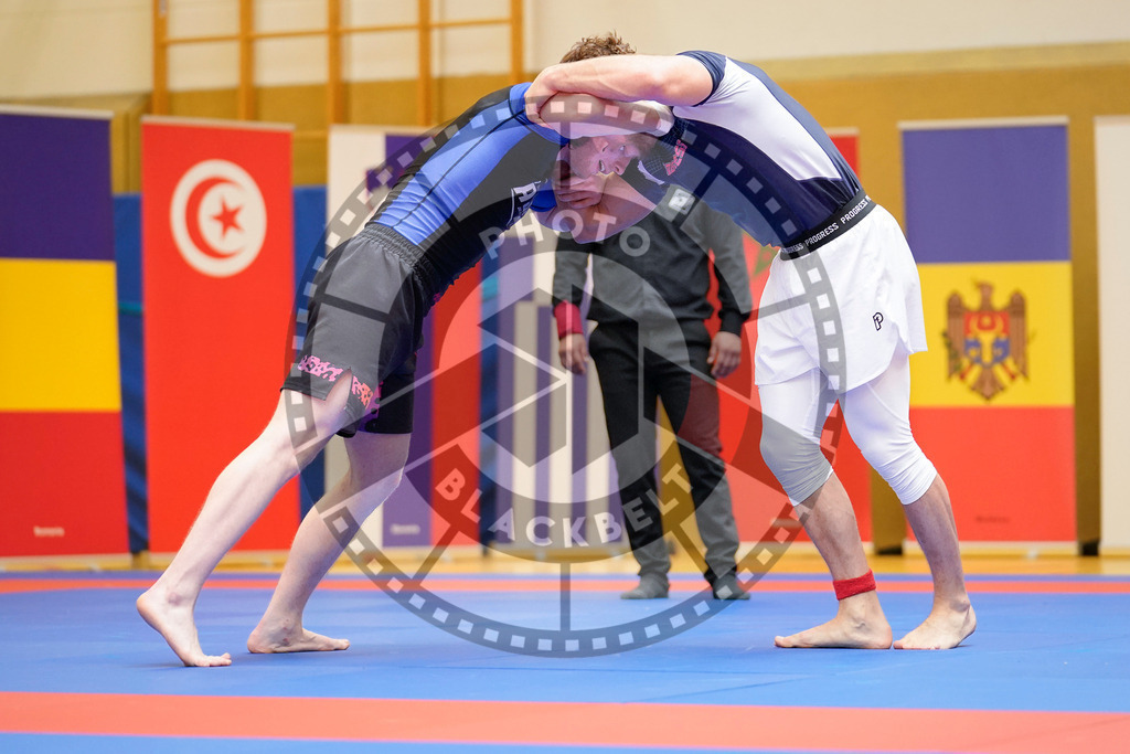 20240203PBB08791 | Fighters compete during the Brazilian Jiu-Jitsu Championship of the AJP Tour in Maintal by Frankfurt am Main, Germany, on February 2, 2024.
