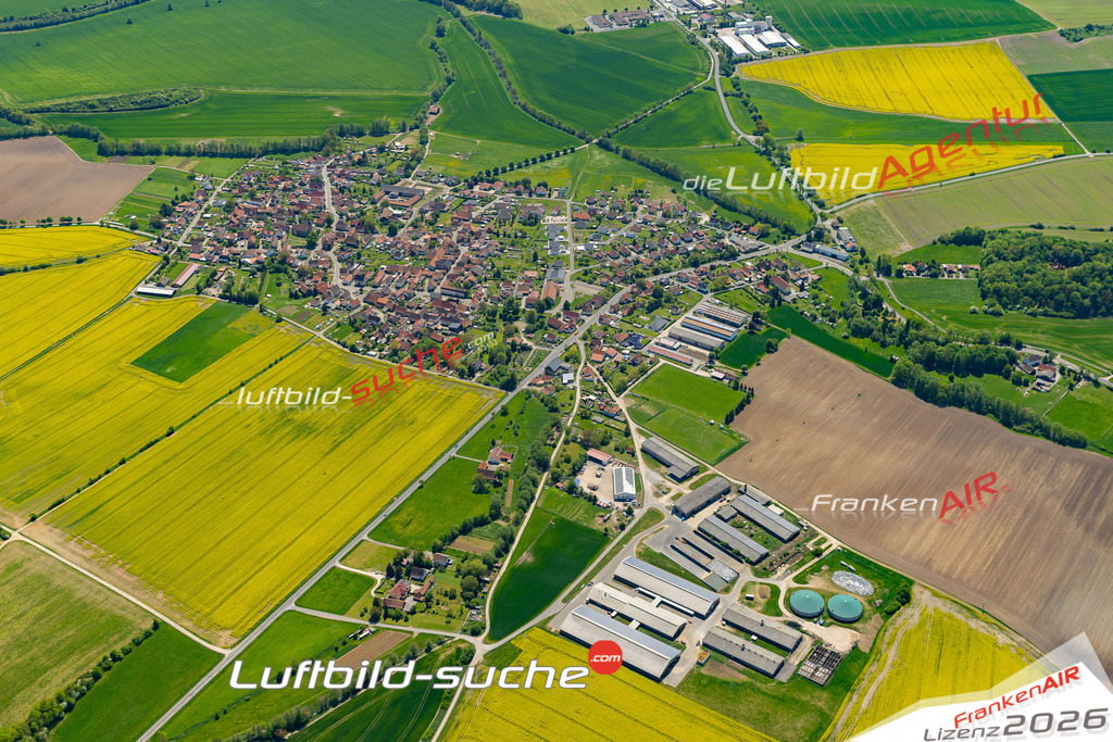 Die Luftaufnahme Haina - Römhild wurde 2022 vom Flugzeug aus (keine Drohne) erstellt. Hohe Auflösung -für große Poster und Wandbilder geeignet - Garantiert!