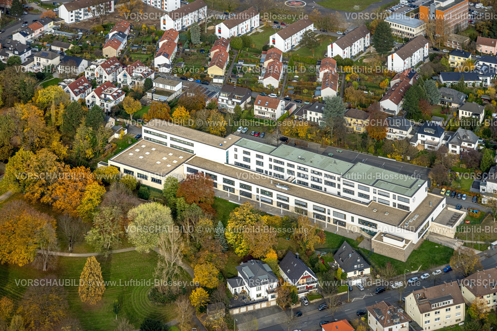Hagen251101248 | Luftbild, Hildegardis Schule Hagen Gymnasium, herbstliche Bäume, Altenhagen, Hagen, Ruhrgebiet, Nordrhein-Westfalen, Deutschland