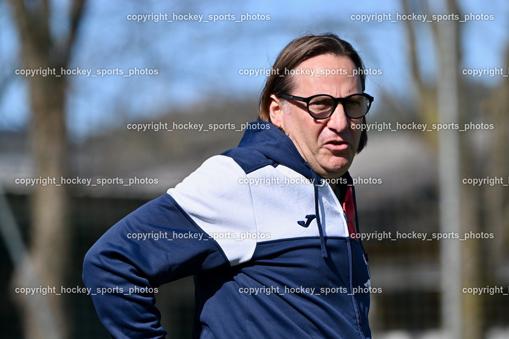 SAK vs. Dellach Gail | Headcoach SAK Richard Huber, SAK vs. Dellach Gail, SAK vs. Dellach Gail am 22.03.2025 in Klagenfurt (Sportpark Welzenegg), Austria, (Photo by Bernd Stefan)