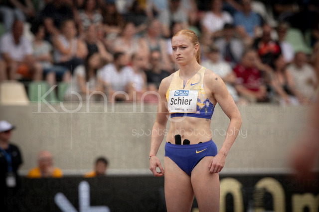Golden Oval; Dresden, 31.05.2026 | DRESDEN , GERMANY - MAY 31:  Skadi Schier (GER / Germany) during the Golden Oval Continental Tour Silver meeting on May 31, 2026 at Heinz-Steyer-Stadion in Dresden, Saxony, Germany.