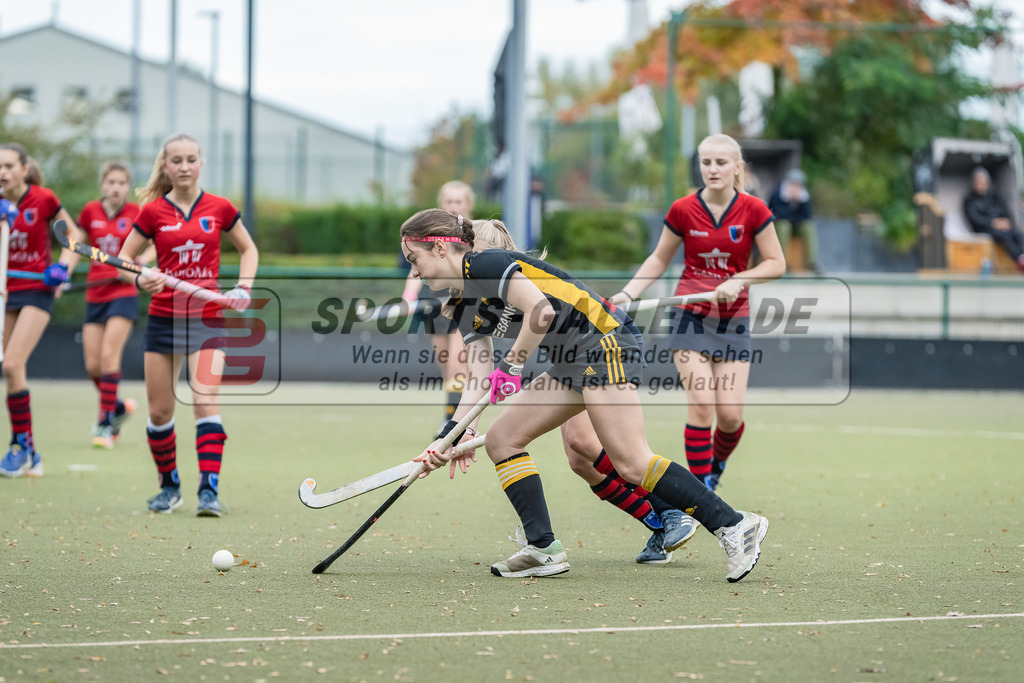 HK_20231022_105862 | Platz 3 Deutsche Meisterschaft Feld WU16 Berliner HC - Harvestehuder THC am 22.10.2023 DHC, Düsseldorf ,