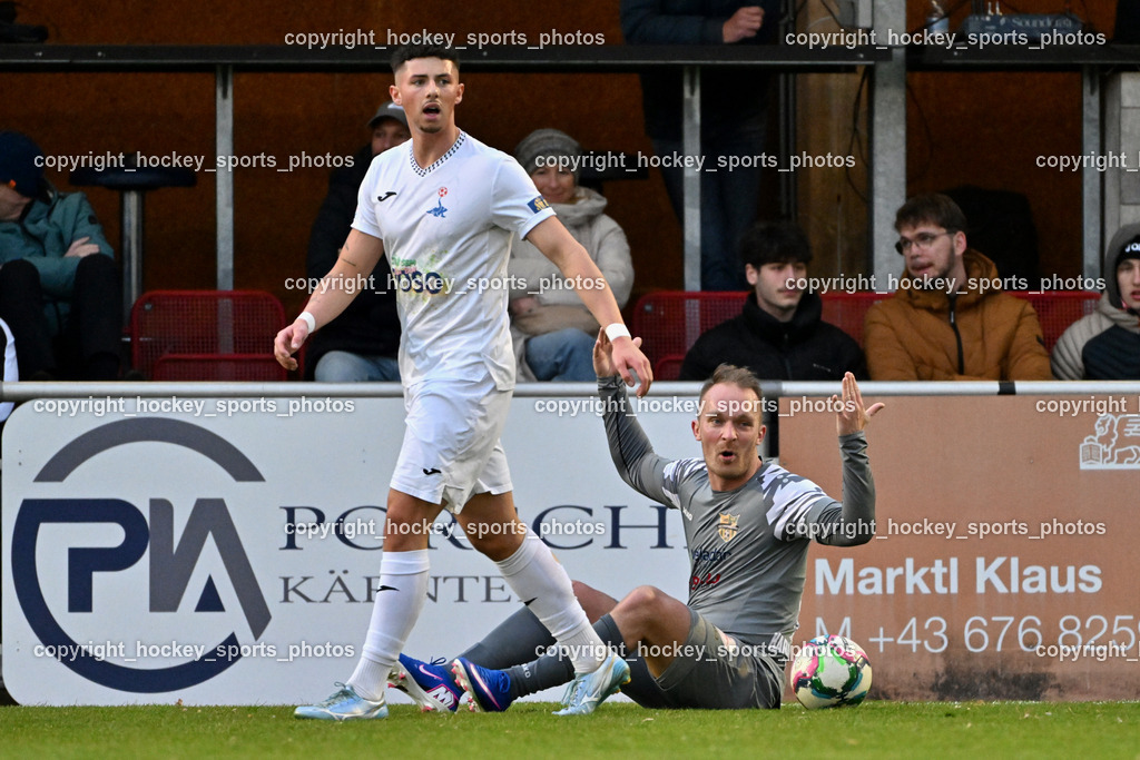 SAK vs. ASKÖ Köttmannsdorf | #17 Timo Todor-Kostic SAK, #11 Aner Mandzic ASKÖ Köttmannsdorf, SAK vs. ASKÖ Köttmannsdorf, SAK vs. ASKÖ Köttmannsdorf am 02.04.2026 in Klagenfurt (Sportpark Welzenegg), Austria, (Photo by Bernd Stefan)