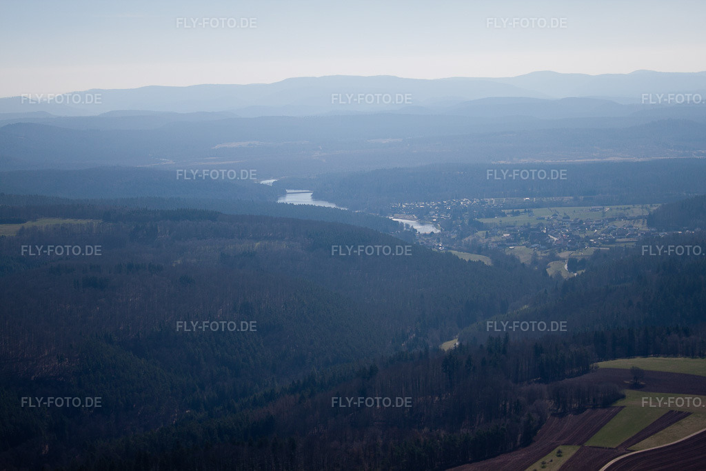 Luftbild: Ortsansicht in Bousseviller im Bundesland Moselle in Frankreich. Foto: IMG_38458.jpg vom 20.03.2011 durch Werner Riehm/FLY-FOTO.de