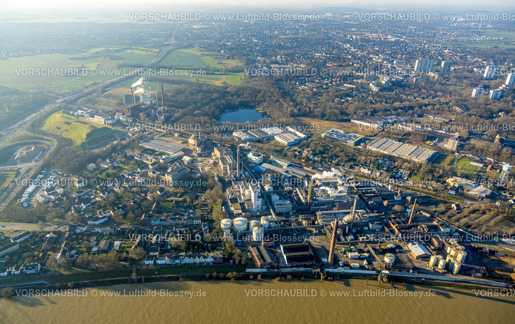 Duisburg241202258 | Luftbild, Venator Germany Hafengebiet am Rheinufer Essenberg, Alt-Homberg, Duisburg, Ruhrgebiet, Nordrhein-Westfalen, Deutschland