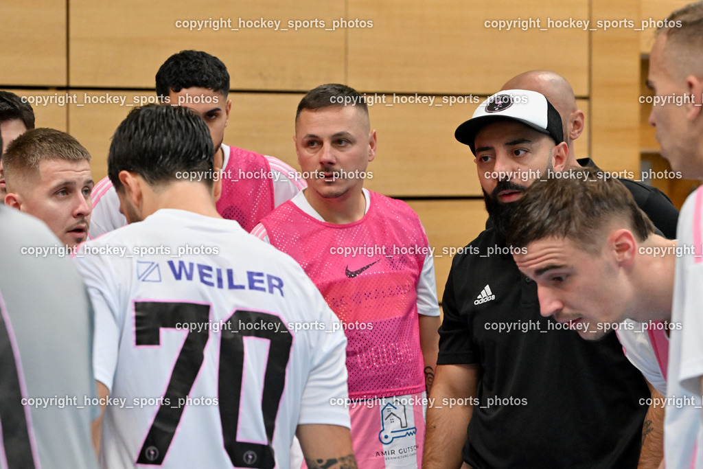 Carinthia Flamengo Futsal Club vs. FC Ljuti Krajisnici | Headcoach Carinthia Flamengo Ugur Koc, Carinthia Flamengo Futsal Club vs. FC Ljuti Krajisnici, Carinthia Flamengo Fusal Club vs. FC Ljuti Krajisnici am 12.10.2025 in Klagenfurt (Ballspielhalle Viktring), Austria, (Photo by Bernd Stefan)