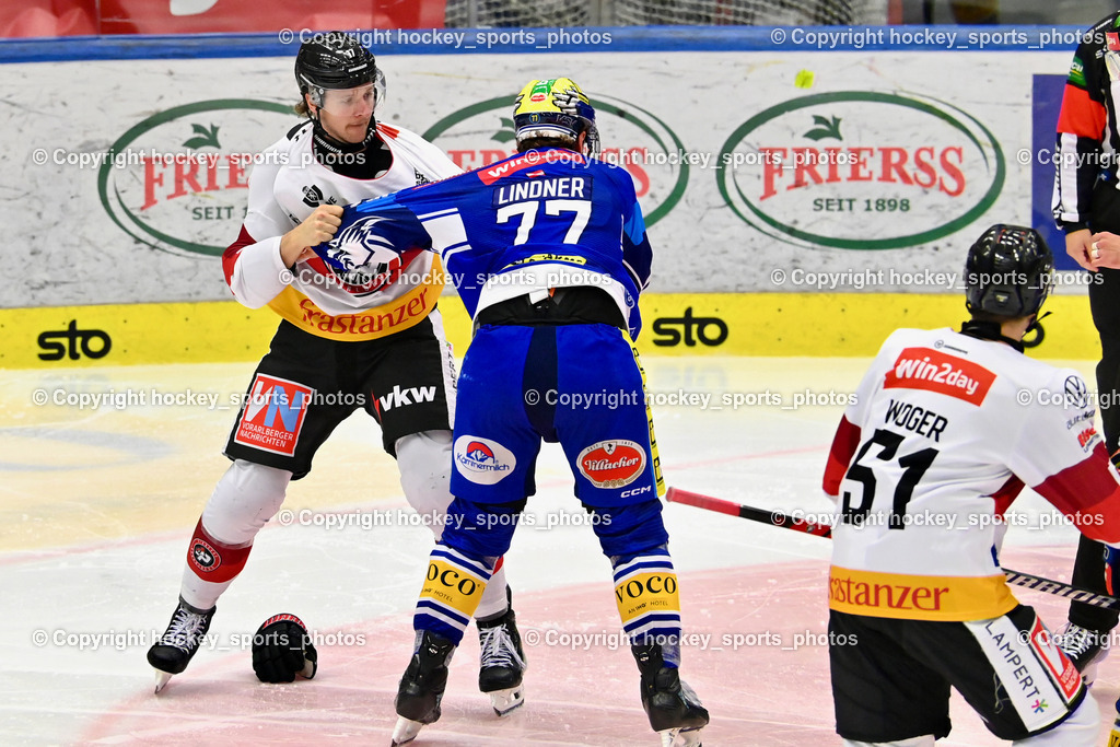 EC IDM Wärmepumpen VSV vs. Pioneers Vorarlberg 11.10.2024 | Faustkampf, #17 Cooper Oliver PIONEERS VORARLBERG, #77 LINDNER Philipp EC VSV, EC IDM Wärmepumpen VSV vs. Pioneers Vorarlberg 11.10.2024, EC IDM Wärmepumpen VSV vs. Pioneers Vorarlberg am 11.10.2024 in Villach (Stadthalle Villach), Austria, (Photo by Bernd Stefan)