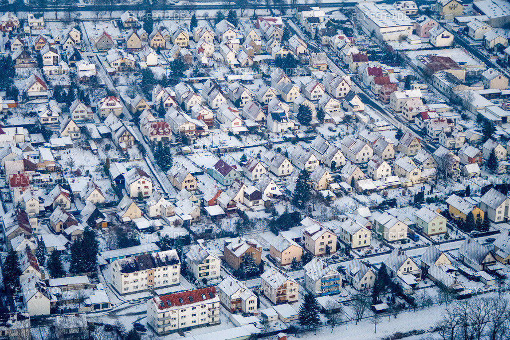 Siedlung Gartenstadt | Luftbild: Siedlung Gartenstadt in Kandel im Bundesland Rheinland-Pfalz in Deutschland. Foto: IMG_0940.jpg vom 28.01.2006 durch Werner Riehm/FLY-FOTO.de - Realisiert mit Pictrs.com