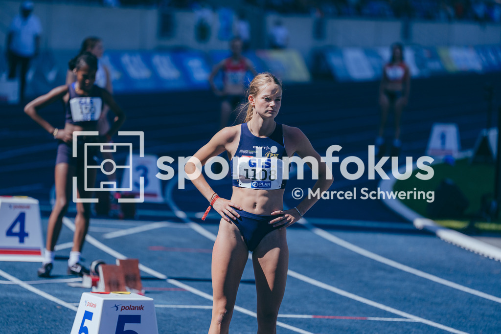 Deutsche Meisterschaften U20 / U16 2026 | Hannah Schwind, Post-Sportverein Trier, 1108, 400-Meter-Lauf, Deutsche Meisterschaften der U20 &amp; U16 2026, Lohrheidestadion Bochum-Wattenscheid, 10.07.2026. Foto: Marcel Schwering / sportimfokus - Realisiert mit Pictrs.com