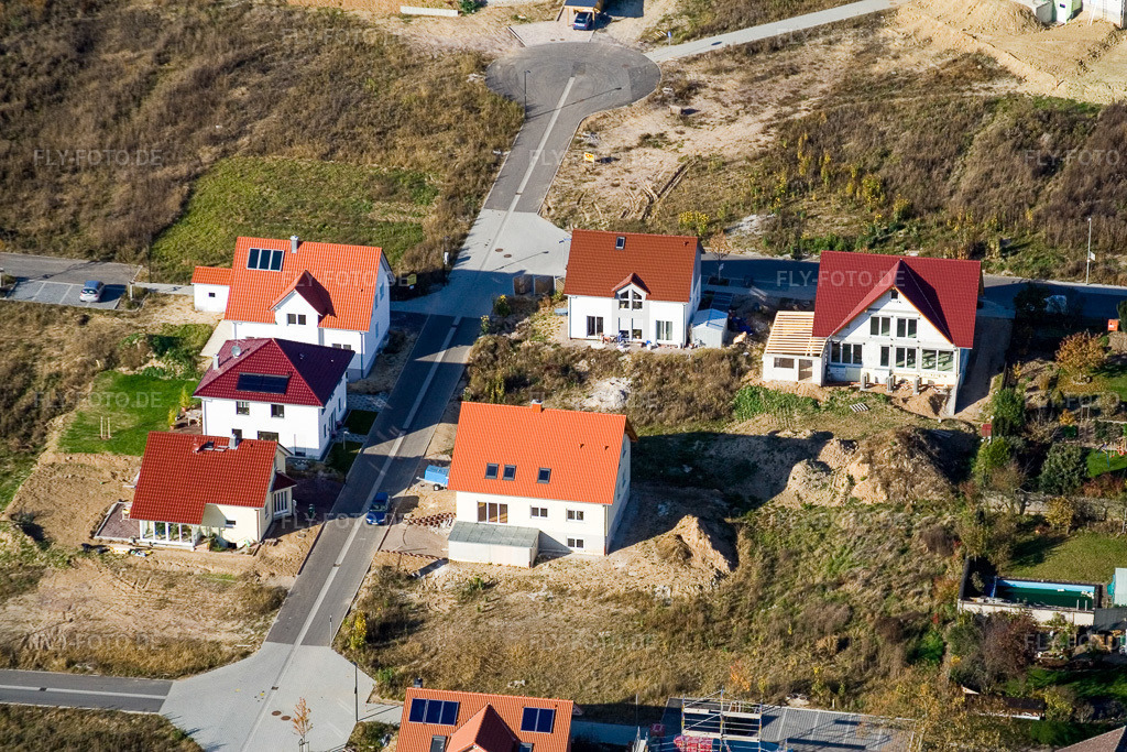 Luftbild: Am Höhenweg in Kandel im Bundesland Rheinland-Pfalz in Deutschland. Foto: IMG_8787.jpg vom 05.11.2007 durch Werner Riehm/FLY-FOTO.de