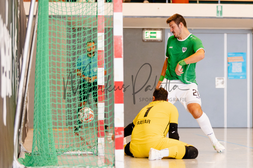 Futsal-Bundesliga, Saison 2025/2026, 4. Spieltag: SC Preußen Münster - SV Pars Neu-Isenburg | Futsal-Bundesliga, Saison 2025/2026, 4. Spieltag, SC Preußen Münster empfängt SV Pars Neu-Isenburg in der Universitäts-Sporthalle in Münster. Foto: sportfotografie.ms | Markus Paletta - Realisiert mit Pictrs.com