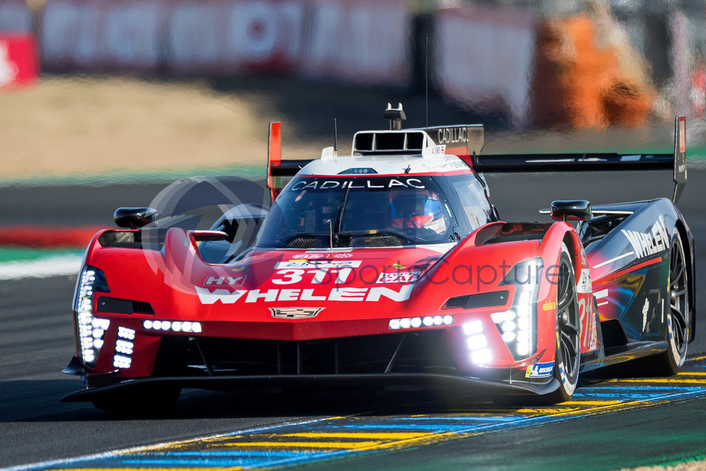 Trainproduction-20230607-1013 | LE MANS,FRANCE,07.Jun.23 - MOTORSPORTS - WEC, FIA World Endurance Championships, 24 Hours of Le Mans, Circuit de la Sarthe, qualifying. Image shows Luis Felipe Derani (BRA), Alexander Sims (GBR) and Jack Aitken (GBR/ Action Express Racing). Photo: Trainproduction / Matthias Trinkl
