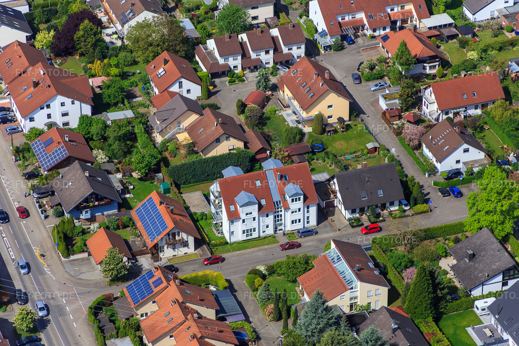 Luftbild: Gräfensteinstr in Hagenbach im Bundesland Rheinland-Pfalz in Deutschland. Foto: IMG_078454.jpg vom 08.05.2015 durch Werner Riehm/FLY-FOTO.de