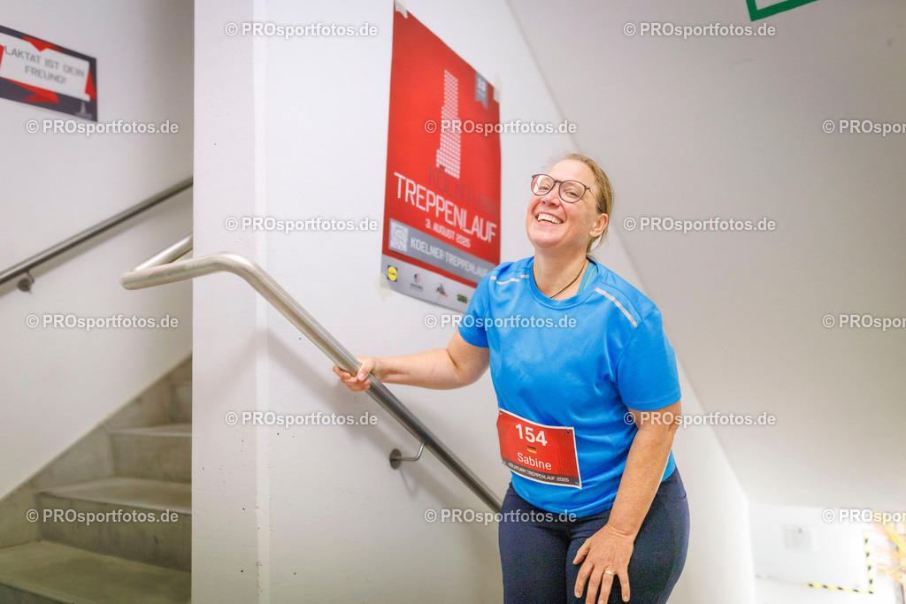 KölnTurm Treppenlauf; Köln, 03.08.2025 | Impressionen vom KölnTurm Treppenlauf am 03.08.2025 in Köln (Nordrhein-Westfalen). 