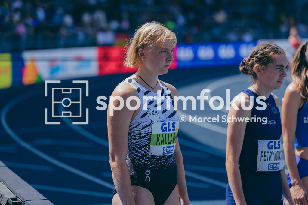 Deutsche Meisterschaften der Frauen und Männer 2026 | Jolanda Kallabis, FT 1844 Freiburg, 1500-Meter-Lauf, Halbfinale, Deutsche Meisterschaften der Frauen und Männer 2026, Lohrheidestadion Bochum-Wattenscheid, 25.07.2026. Foto: Marcel Schwering / sportimfokus - Realisiert mit Pictrs.com