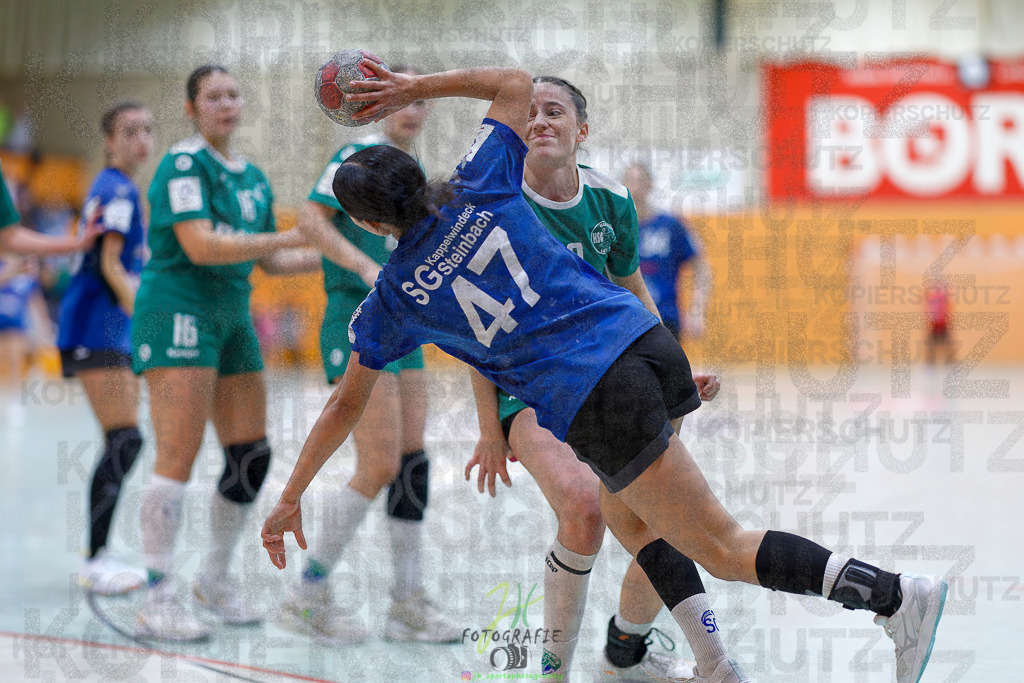 Jugenbundesliga wJB; HSG Kleenheim/Langgöns - SG Kappelwindeck/Steinbach | Jugenbundesliga wJB; HSG Kleenheim/Langgöns - SG Kappelwindeck/Steinbach am 23.11.2025 in Oberkleen (Weidig-Halle)Photo © 2025 - Jörg Heinrich - Realisiert mit Pictrs.com