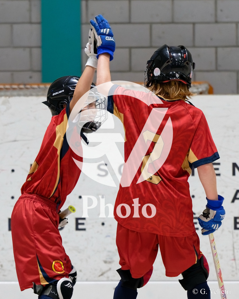 U13  - Geneve RHC v HC Munsingen W  |  during the U13  match between Geneve RHC and HC Munsingen W  at Centre sportif de la queue d'arve in Geneve, Switzerland