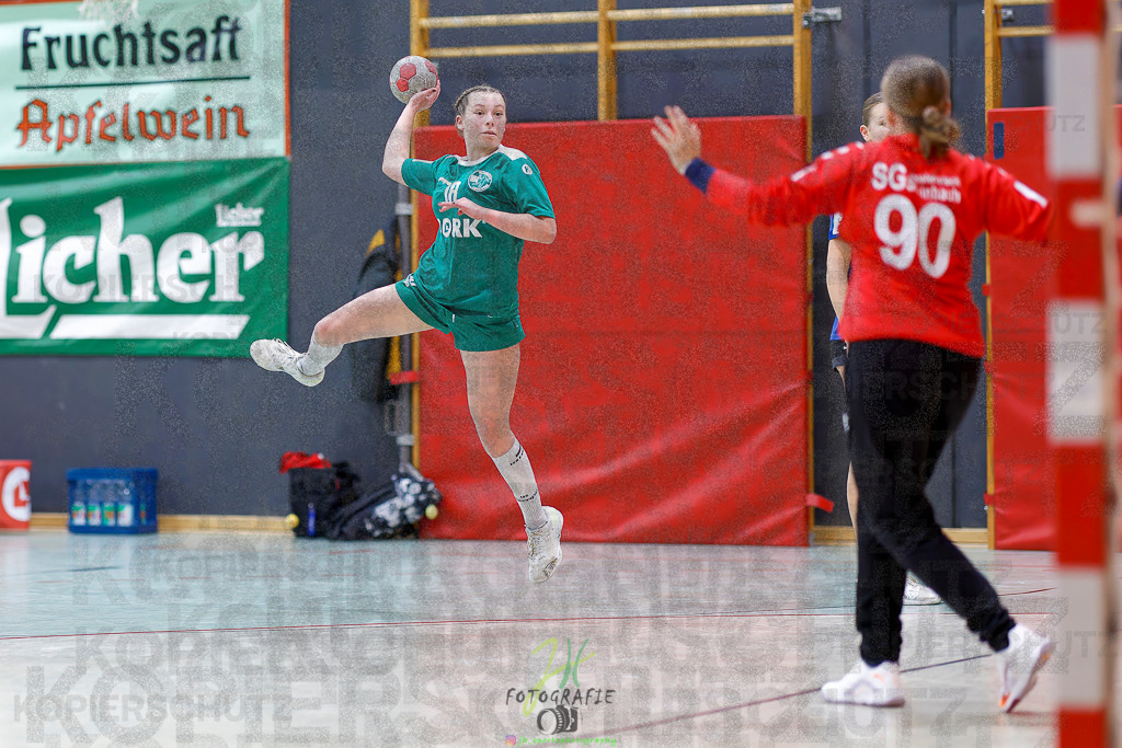 Jugenbundesliga wJB; HSG Kleenheim/Langgöns - SG Kappelwindeck/Steinbach | Jugenbundesliga wJB; HSG Kleenheim/Langgöns - SG Kappelwindeck/Steinbach am 23.11.2025 in Oberkleen (Weidig-Halle)Photo © 2025 - Jörg Heinrich - Realisiert mit Pictrs.com