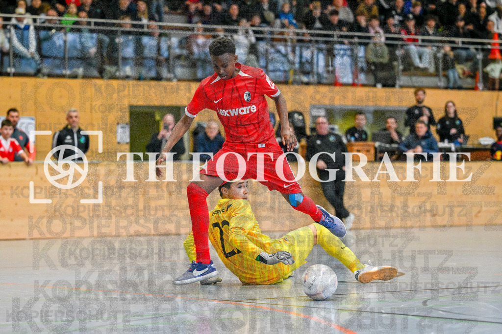 GER, Sporting - SC Freiburg, Fussball, U14 Hallenturnier, PS-Immo-Cup 2026, 18.01.2026 | Sporting - SC Freiburg