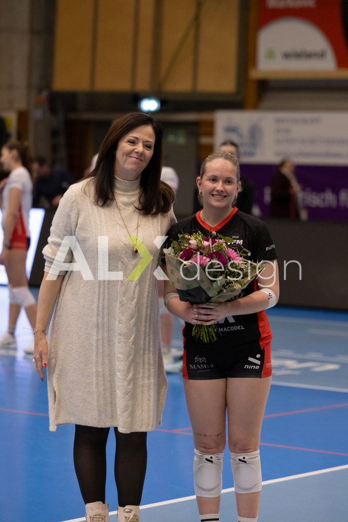 Volleyball I Frauen I Saison 2025-2026 I Volleyball NLA | Women I 1/4 Finals I VC Kanti Schaffhausen - BIWI Volleyball Franches-Montagnes I 21.02.2026 | 18 Kimy Chappatte (CH) (BIWI VFM) – Libero - Realisiert mit Pictrs.com