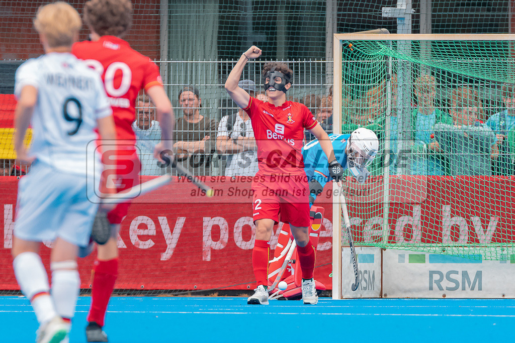 HK_20230716_102843 | Euro Hockey MU18 Boys Finale Belgium vs Germany Championship Girls &amp; Boys am 16.7.2023 CHTC , Krefeld ,