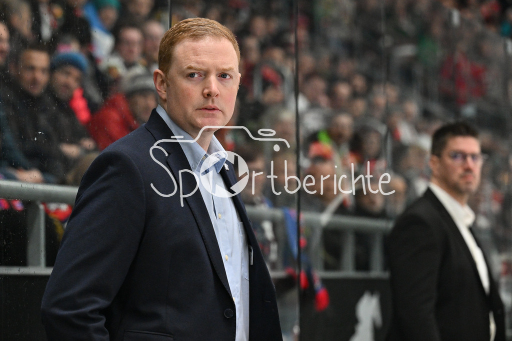 Augsburger Panther - Nürnberg Ice Tigers | im Bild Mitch O´KEEFE Cheftrainer Nürnberg Ice Tigers / Freisteller / Einzelfoto / DEL: Augsburger Panther - Nuernberg Ice Tigers, Curt Frenzel Stadion am 06.12.2024