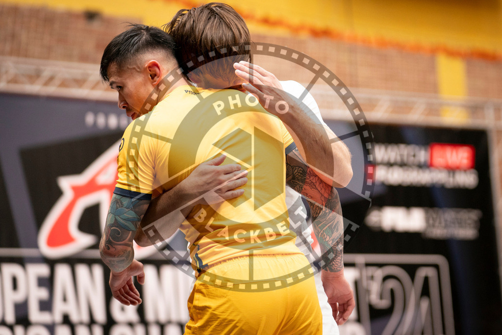 20240217PBB01084 | Fighters compete during the ADCC European, Middle Eastern and African Championship in Zagreb, Croatia, on February 17, 2024.