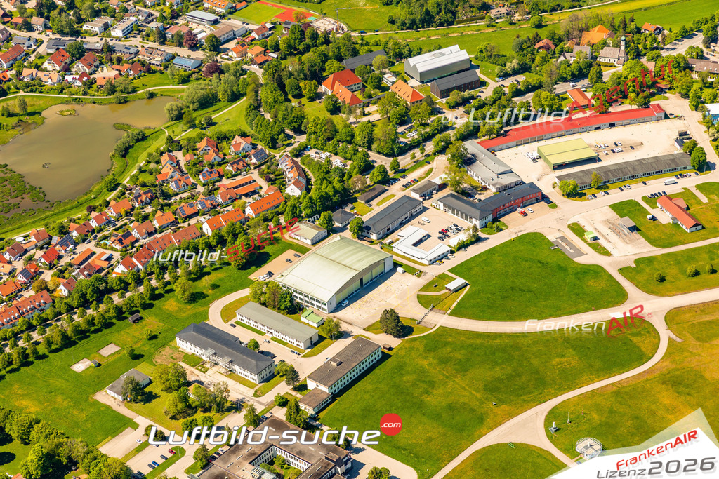 Das Luftbild zeigt :  Kaufbeuren - Die Luftaufnahme wurde 2024 vom UL-Flugzeug aus erstellt ( keine Drohne ) - Hochauflösende Luftaufnahme - Für grossformatige Ausdrucke geeignet. Die Geschenkidee !Mit Lizenz und Bildrechte bestellbar