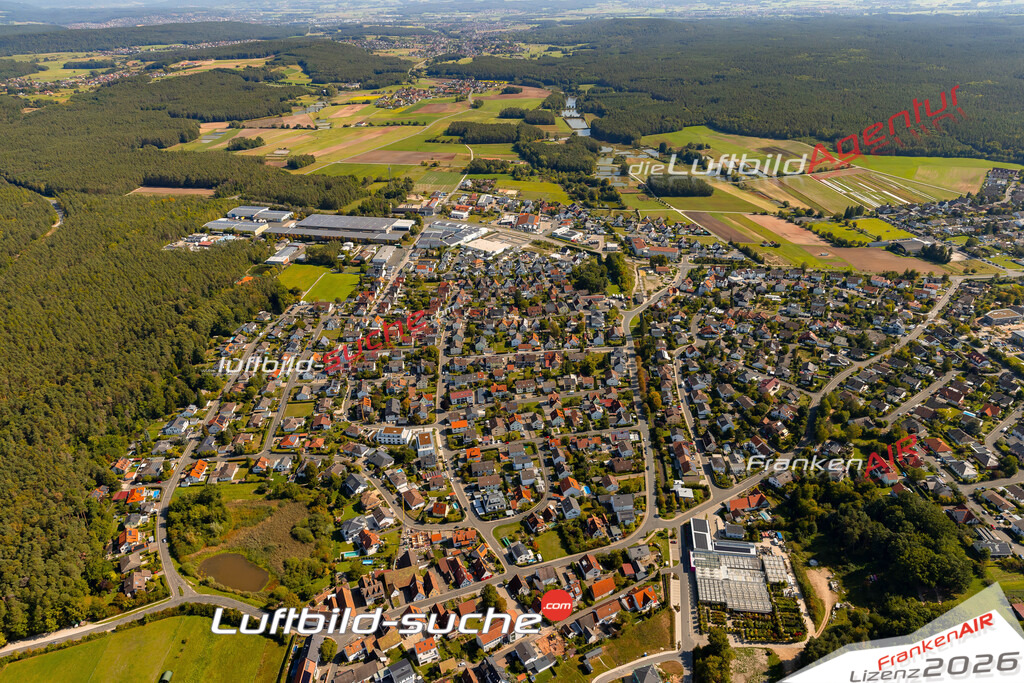 Zeckern Hemhofen Bild- Das Luftbild wurde 2025 vom UL-Flugzeug heraus erstellt ( keine Drohne ) - Hochauflösende Luftaufnahme -Nicht vergleichbar mit Google Maps oder Satelittenbilder- Die Geschenkidee !Mit Lizenz und Bildrechte bestellbar