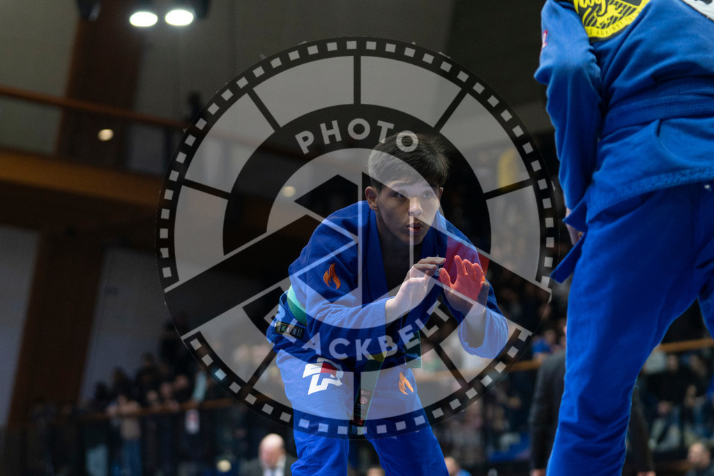 20240119PBB1847 | Fighters compete during the IBJJF European Championship in Paris, France, on January 19, 2024.