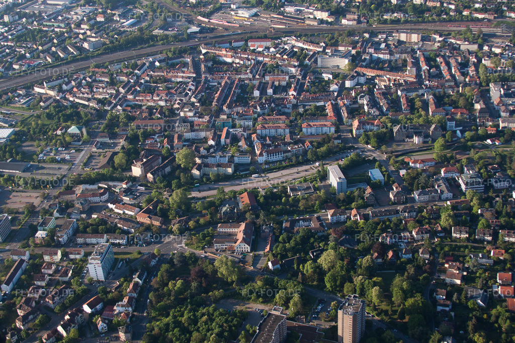 Luftbild: Festwiese in Neustadt an der Weinstraße im Bundesland Rheinland-Pfalz in Deutschland. Foto: IMG_64674.jpg vom 04.05.2014 durch Werner Riehm/FLY-FOTO.de