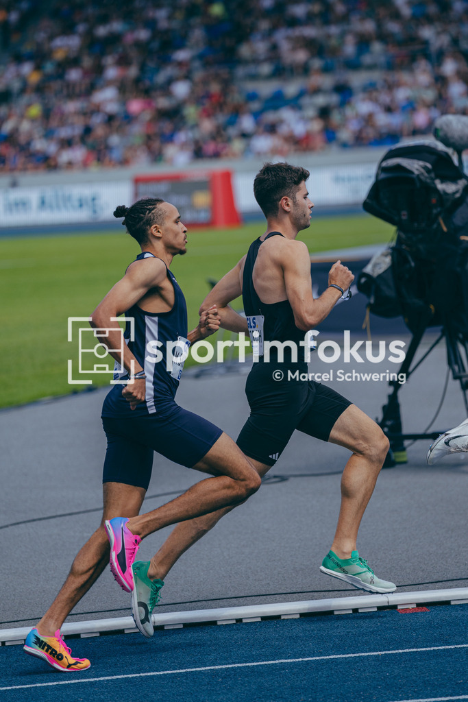 Deutsche Meisterschaften der Frauen und Männer 2026 | Jonas Storch, LG Stadtwerke München, 800-Meter-Lauf, Halbfinale, Deutsche Meisterschaften der Frauen und Männer 2026, Lohrheidestadion Bochum-Wattenscheid, 25.07.2026. Foto: Marcel Schwering / sportimfokus - Realisiert mit Pictrs.com