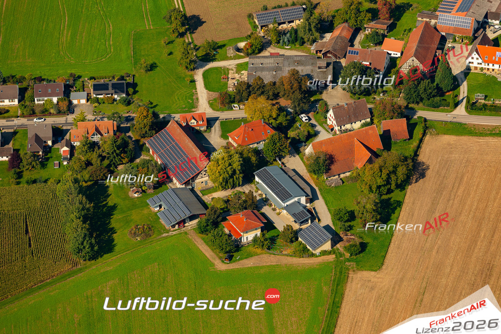 Luftaufnahme von Hohenholz Schwäbisch Hall Bild- Das Luftbild wurde 2025 vom UL-Flugzeug heraus erstellt ( keine Drohne ) - Hochauflösende Luftaufnahme -Nicht vergleichbar mit Google Maps oder Satelittenbilder- Die Geschenkidee !Mit Lizenz und Bildrechte bestellbar