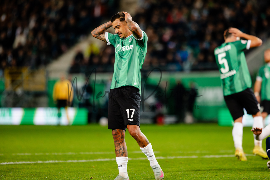 2. Bundesliga, Saison 2025/26, 11. Spieltag: SC Preußen Münster - Holstein Kiel | Münster, 31.10.2025: 2. Bundesliga, 11. Spieltag, SC Preußen Münster gegen Holstein Kiel im LVM-Preußenstadion in Münster an. Foto: sportfotografie.ms | Markus Paletta - Realisiert mit Pictrs.com