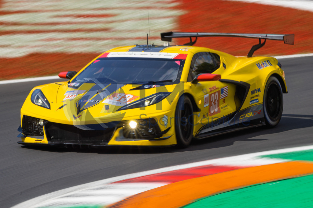 Trainproduction-20230708-0044 | MONZA,ITALY,08.Jul.23 - MOTORSPORTS - WEC, FIA World Endurance Championships, 6h of Monza, Autodromo Monza. Image shows Nicky Catsburg (NED), Ben Keating (USA) and Nicolas Varrone (ARG/ Corvette Racing). Photo: Trainproduction / Matthias Trinkl