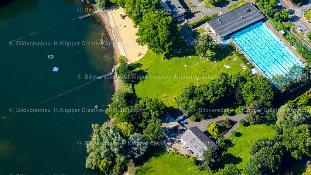 Luftbild Duisburg-Rheinhausen-4398 | Luftbild Uferbereiche am Freibad in Friemersheim im Bundesland Nordrhein-Westfalen, Deutschland - Realisiert mit Pictrs.com