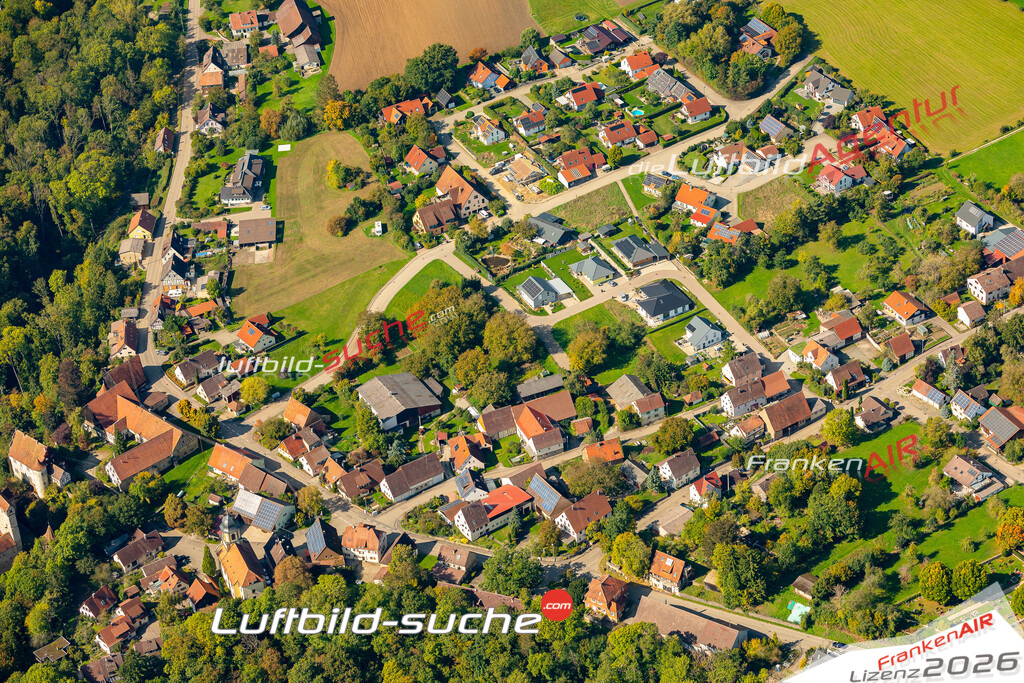 Luftbild Vs Google Maps  Amlishagen  Gerabronn -Das Luftbild wurde 2025 vom UL-Flugzeug heraus erstellt ( keine Drohne ) - Hochauflösende Luftaufnahme -Nicht vergleichbar mit Google Maps oder Satelittenbilder- Die Geschenkidee !Mit Lizenz und Bildrechte bestellbar