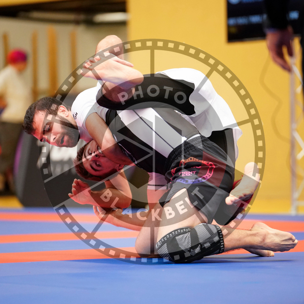 20240203PBB09826 | Fighters compete during the Brazilian Jiu-Jitsu Championship of the AJP Tour in Maintal by Frankfurt am Main, Germany, on February 2, 2024.