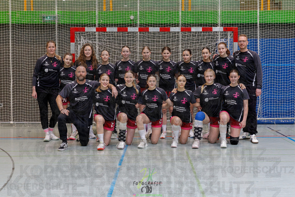 Hessenmeisterschaft wJC - Spiel um Platz 3; TuS Kriftel - SG Schenklengsfeld | Hessenmeisterschaft wJC - Spiel um Platz 3; TuS Kriftel - SG Schenklengsfeld am 22.03.2025 in Biedenkopf (Sporthalle Lahntalschule)Photo © 2025 - Jörg Heinrich - Realisiert mit Pictrs.com
