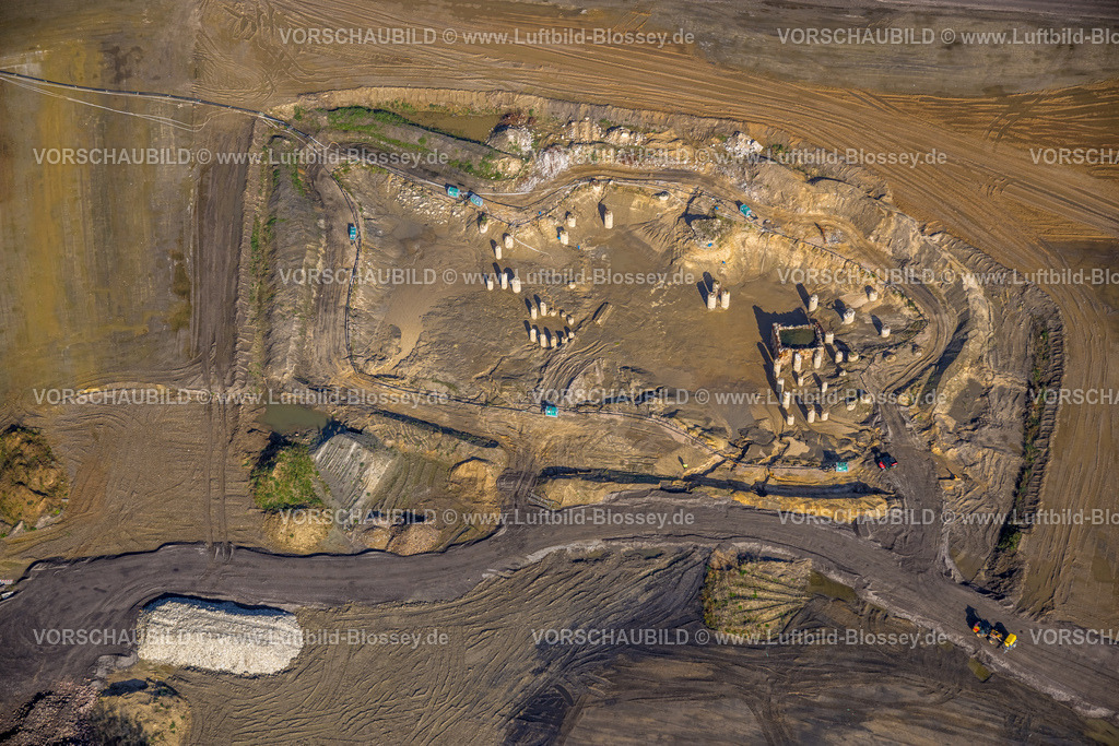 Luenen241012034 | Luftbild, ehemaliges STEAG Kraftwerk Gelände, Brachfläche im Wald, Lippholthausen, Lünen, Ruhrgebiet, Nordrhein-Westfalen, Deutschland