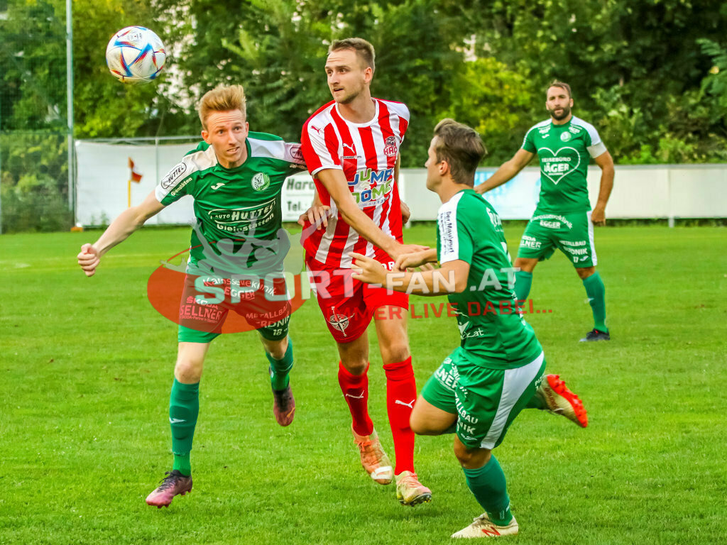 FC KAC - FC Lendorf Kärntner Liga | FC KAC - FC Lendorf am 26.08.2022 in Klagenfurt
(Sportplatz), AUSTRIA, (Photo by Ernst Krawagner sport-fan.at),  - Realisiert mit Pictrs.com